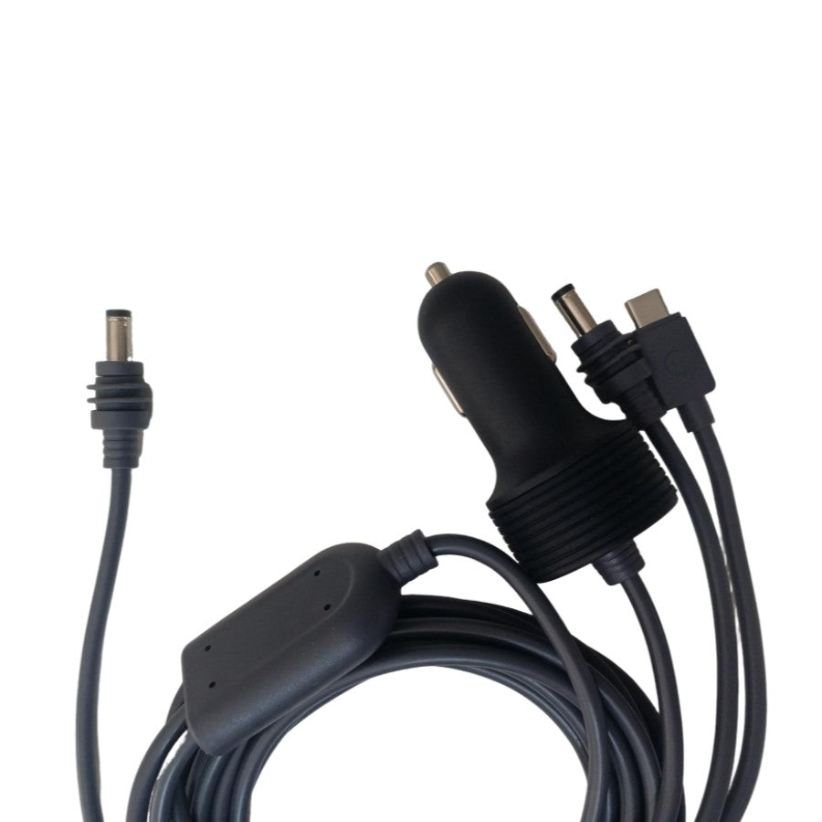 Starlink Mini 3 in 1 DC Power Cable 10FT 3M, 100W+ USB C 12-24V Cigarette Lighter Plug and DC Male Power Cable Cord for Starlink Mini, Plug and Play Starlink Mini Accessories