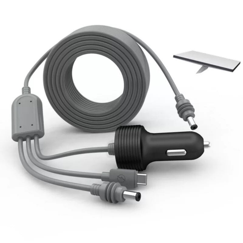 Starlink Mini 3 in 1 DC Power Cable 10FT 3M, 100W+ USB C 12-24V Cigarette Lighter Plug and DC Male Power Cable Cord for Starlink Mini, Plug and Play Starlink Mini Accessories