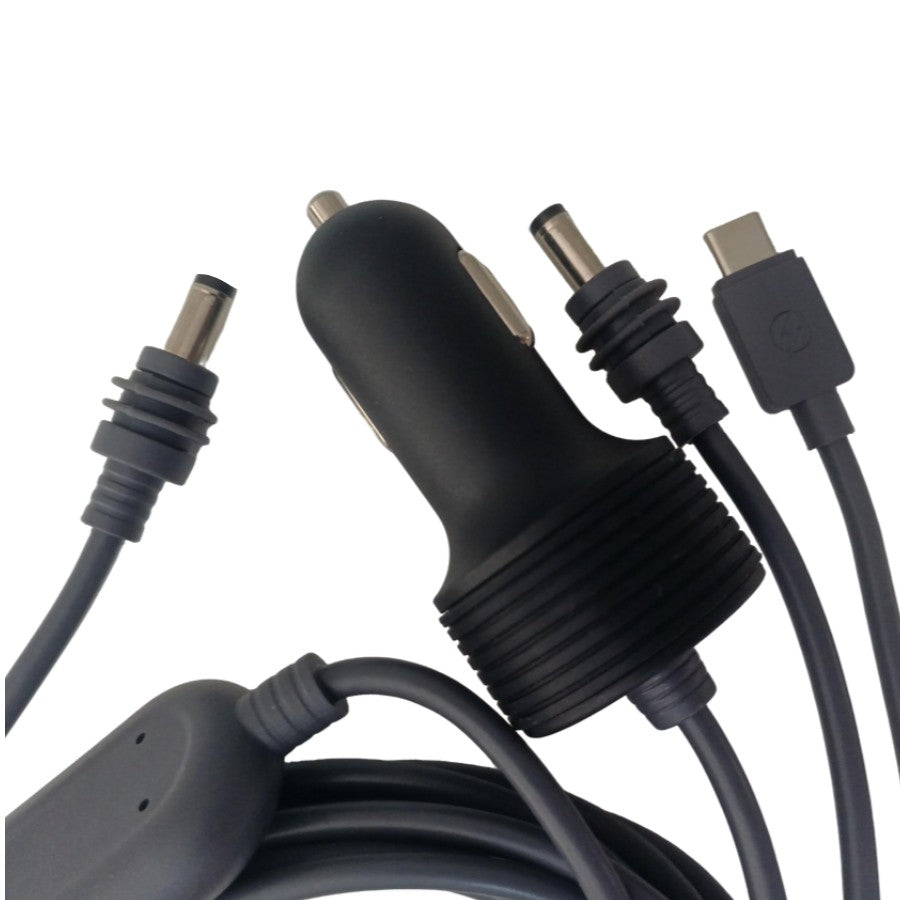 Starlink Mini 3 in 1 DC Power Cable 10FT 3M, 100W+ USB C 12-24V Cigarette Lighter Plug and DC Male Power Cable Cord for Starlink Mini, Plug and Play Starlink Mini Accessories