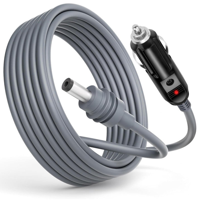 Starlink Mini Car Adapter, DC Power Cable，3M Starlink Mini Car Charger , 12V-24V Cigarette Lighter Adapter for Starlink Accessories, Waterproof 18AWG Car Power Supply for Trucks, Buses, Ships