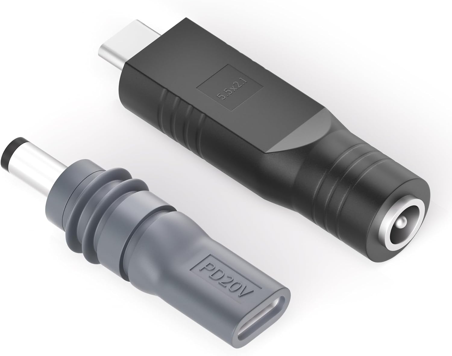 Starlink Mini DC Power Cable Adapter 2 Pack Female DC to USB C Male for Starlink Mini 20V Input Type C to DC 5.5 x 2.1mm Converter for Starlink Mini Power Cord Work with 100W PD Source (No Cable)