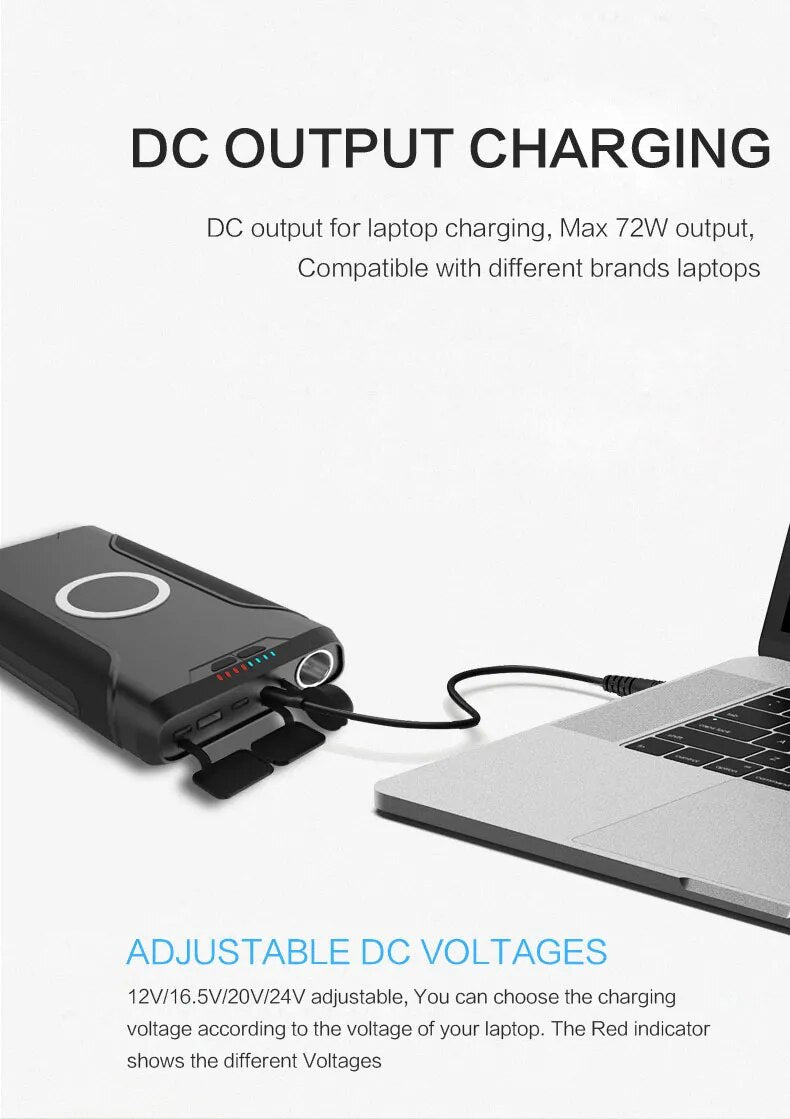 72000mAh CPAP Battery Backup Power Bank for ResMed S9/ AirSense