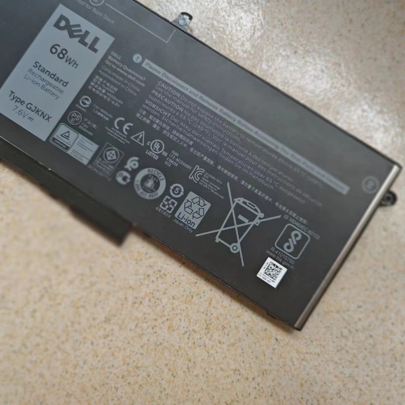 Original GJKNX Dell 4-cell 68 Wh Lithium-Ion Replacement Battery for DELL Latitude Latitude 5280 5290 5480 5490 5491 5495 5580 5590 5591, DELL Precision 3520 Precision 3530 Laptop