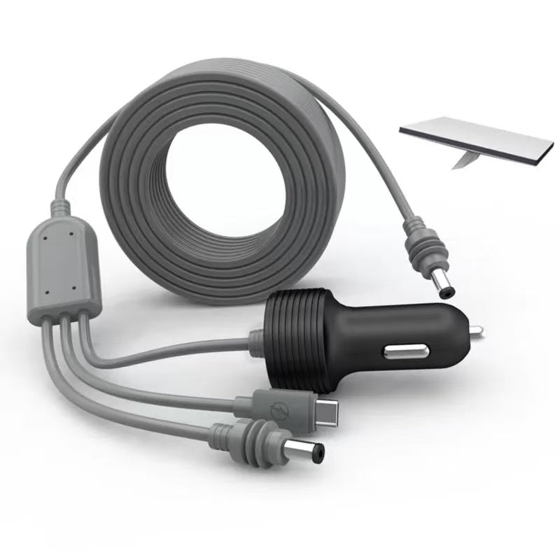 3 in 1 Starlink Mini Cable, 10FT/3M USB C/Car Charger/DC Male Power Cable Cord for Starlink Mini Starlink Replacement Cable, Waterproof & Durable Power Cable Accessories